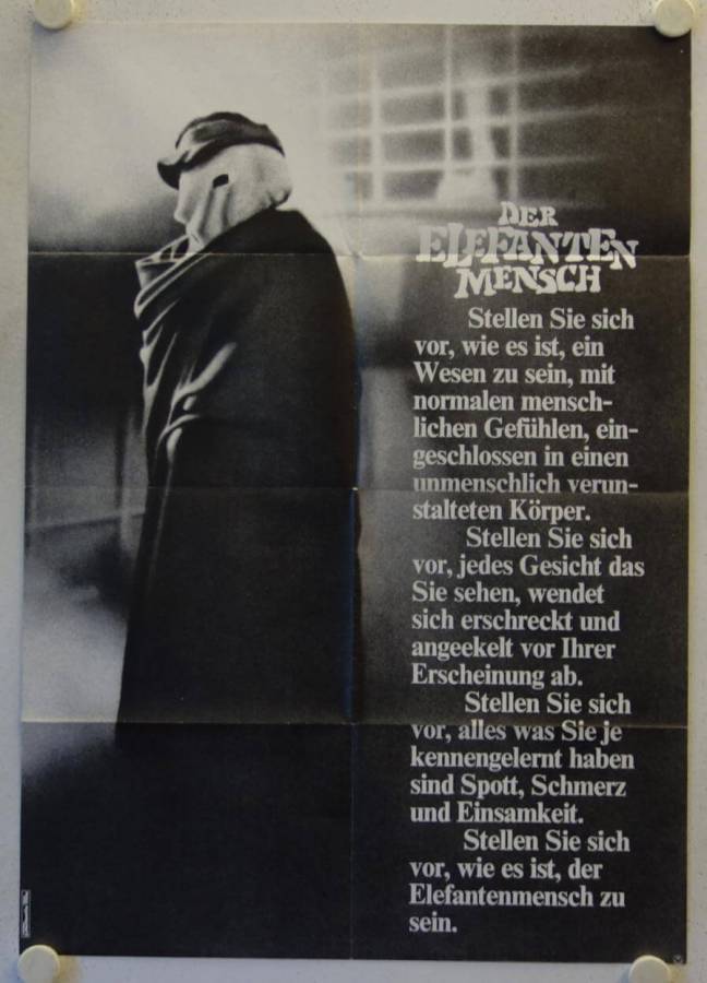 Der Elefantenmensch originales deutsches Filmplakat